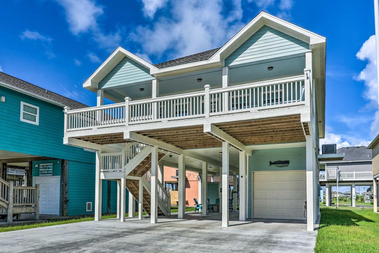 Crystal Beach Family Retreat Walk To The Shore! Exterior photo